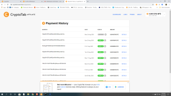 Cryptotab Pro Mobile Browser + Cryptotab PC + Cloudboost on built in bitcoin miner on browser