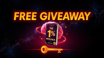 🎉 GIVEAWAY: Win My Book "The 1% Brain Hack" — Random Winners Chosen!