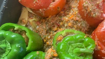 Foodbook #614 Greek Stuffed Vegetables - Gemista