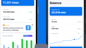 Free BTC for just walking !