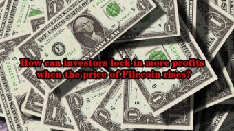 How can investors lock in more profits when the price of Filecoin rises?