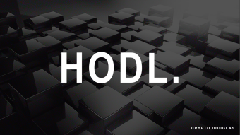 If you are not ready to HODL in situations like yesterday's, you don't deserve crypto.