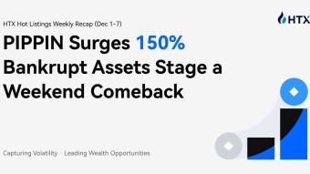 HTX Hot Listings Weekly Recap (Dec 1-7): PIPPIN Surges 150% and "Bankrupt" Assets Stage a Weekend Comeback