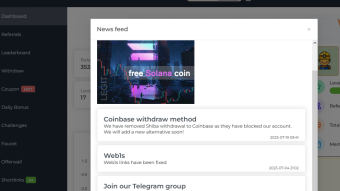 Coinbase has blocked Viefaucet's account in July