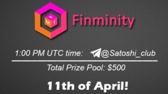 Join the AMA of Satoshi Club x Finminity. Rewards: 500 USDT, April 11th.