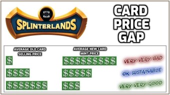 Why The Card-Price-Gap Matters Most To Save Splinterlands!