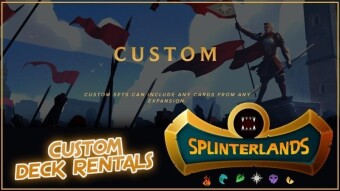 Splinterlands | Trying Out Custom Set Rentals!