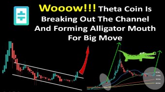 Wooow!!! Theta Coin Is Breaking Out The Channel And Forming Alligator Mouth For Big Move