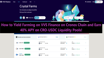 How to do Cronos Yield Farming with VVS Finance in Crypto.com - VVS Finance Tutorial Learn How to Stake in Liquidity Pools