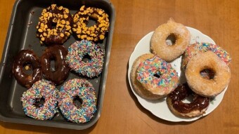 Daily meal #1 homemade donuts
