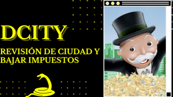 Mi ciudad de Dcity y cómo bajar los impuestos (GANA MÁS) 🧐🎩