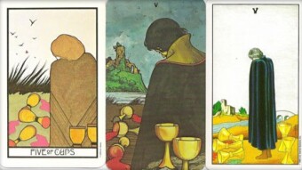 5 Of Cups - Being Consumed By Disappointment And Regret