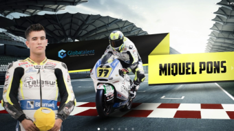 Miquel Pons a Motorcycle Champion Racer trust Globatalent!