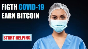 Fight COVID-19 and Earn Bitcoin
