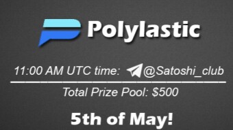 Join the AMA of Satoshi Club x Polylastic. Rewards: 500 USDT, May 5th.