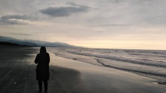 Discovering Mysterious Footprints While Running on The Beach