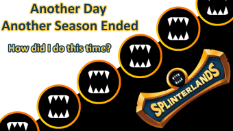 Another Day another Splinterlands Season has ended!