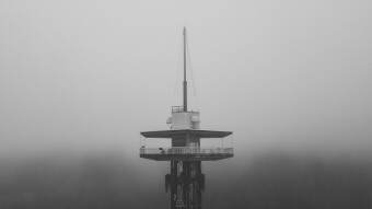 Space Needle on a Misty Day in Gatlinburg