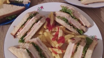 Foodbook #433 let’s make a homemade club sandwich