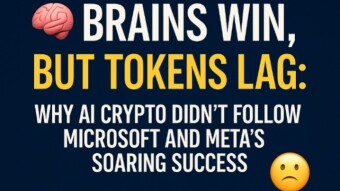🧠🚀 Brains Win, But Tokens Lag: Why AI Crypto Didn’t Follow Microsoft and Meta’s Soaring Success