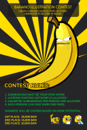 Anúncio de Concurso de Ilustração: Crie um Mascote para BANANO