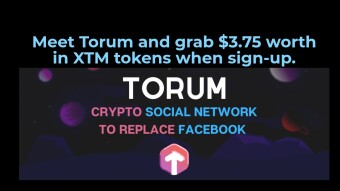 Meet Torum, a new crypto social media built in blockchain.