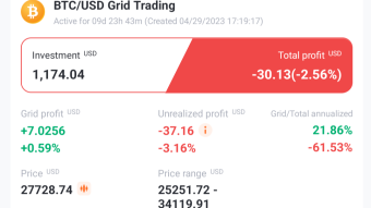 Pionex Trading Bots : Day 10