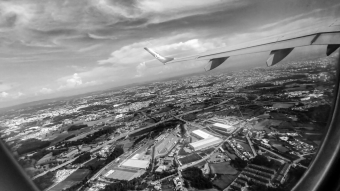 Porto City - aerial perspective // Black and White photography