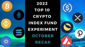 EXPERIMENT - Tracking 2022 Top Ten Cryptocurrencies – Month Thirty-Four - Down -44%