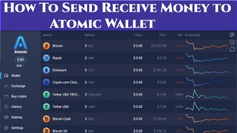 How To Send Receive Money to Atomic Wallet | Crypto Wallets Info