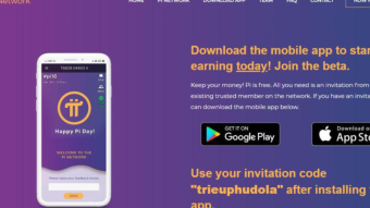 App Đào PI ngày đào được 9.6 PI = 1.5$ = 34500đ. Giá PI sẽ còn tăng lên 1$ -5$.