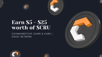 Earn $5 - $25 worth of $CRU | CoinMarketCap Learn & Earn | Crust Network | Quiz Answer