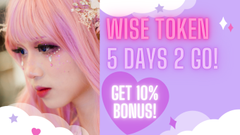 Wise Token Auction 45 Hits 2022 ETH! ONLY 5 Days to Go! Listing Top Liquidity Spot on Uniswap! Get Yours Today!