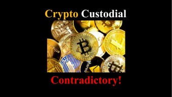Cryptocurrencies and Custodial Wallets are Self-Contradictory
