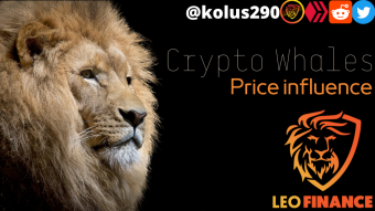 How can whales manipulate the price of a cryptocurrency?