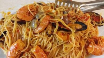 Foodbook #679 Shrimp Linguine Pasta