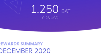 How Much BAT do you earn from Brave Browser?