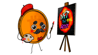 Bitcoin Illustrator Meets the NFT Artist Giveaway- The Happy Crypto Family [RESULT]