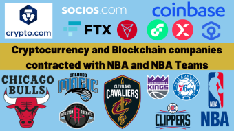 Cryptocurrency and Blockchain companies contracted with NBA and NBA Teams