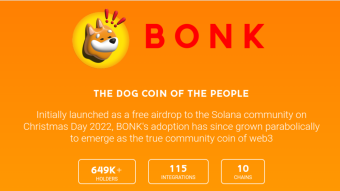 Comparison of $BONK with DOGE and SHIBA