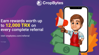 Invite & Earn Crypto Rewards on CropBytes