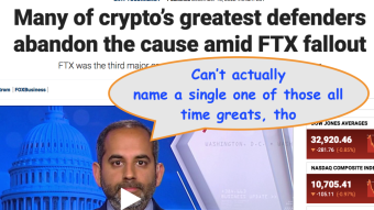 Funniest crypto later today - the death of crypto
