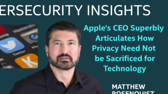 Apple’s CEO Superbly Articulates How Privacy Need Not be Sacrificed for Technology