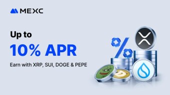 MEXC Launches Hot Tokens Earn Fest, Adding XRP, SUI, DOGE and PEPE with 10% APR