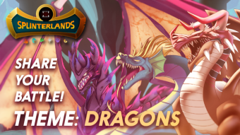 Dragons Splinterlands Battle Challenge - The Dragons and the End of Time