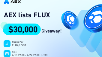 Web 3 Token FLUX Listing On AEX Global, $30,000 Giveaway