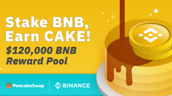 Binance & PancakeSwap - a collaboration sharing $120,000