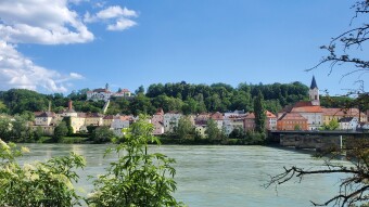 Day Six... Pausing in Passau (AKA This is the way we wash our clothes.....I think....)