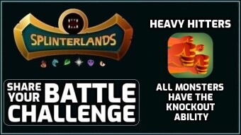 Splinterlands | Heavy Hitters Battle Challenge