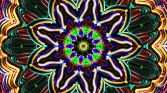 Colorful Mandela "nft art.